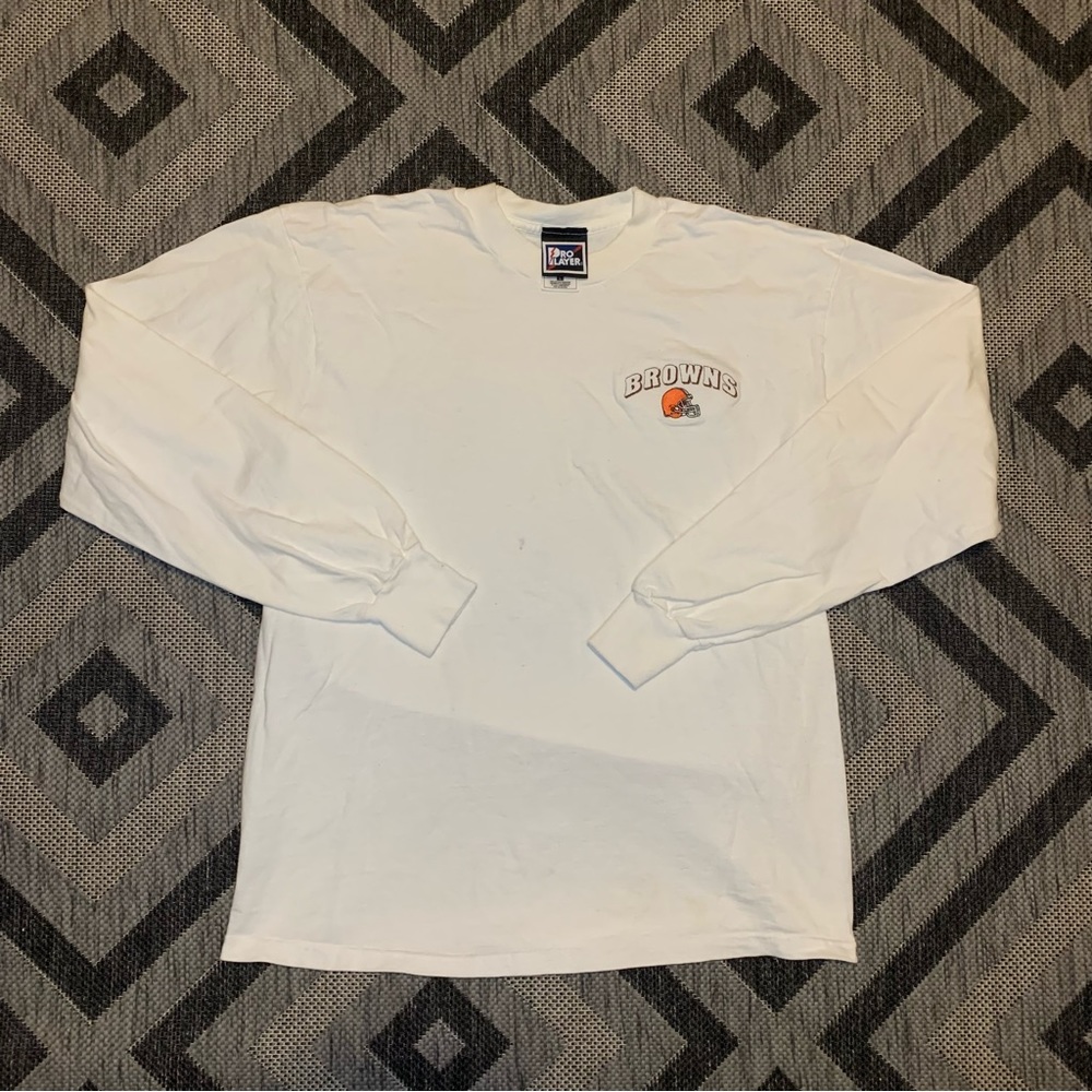 90s Pro Layer Cleveland Browns Long-Sleeve Shirt